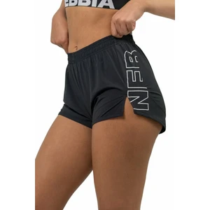 Nebbia FIT Activewear Smart Pocket Shorts Black M