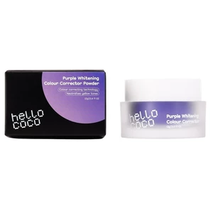 Hello Coco Purple Whitening Colour Corrector prášek na bělení a odstranění skvrn 12 g