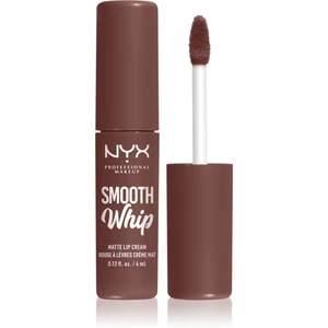 NYX Professional Makeup Smooth Whip Matte Lip Cream zamatový rúž s vyhladzujúcim efektom odtieň 17 Thread Count 4 ml