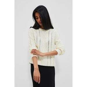 Openwork sweater