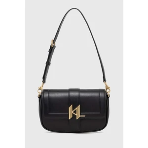 Black Women's Leather Crossbody Handbag KARL LAGERFELD Shooting Stars - Women