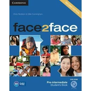 face2face Pre-intermediate Students Book with DVD-ROM - Chris Redston, Gillie Cunningham