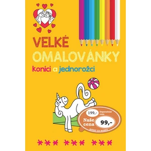 Velké omalovánky koníci a jednorožci