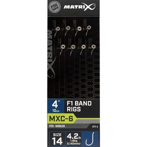 Matrix nadväzec mxc-6 barbless band rigs f1 10 cm - 14 0,145 mm