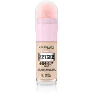 Maybelline Instant Age Rewind Perfector 4-in-1 Glow rozjasňující make-up pro přirozený vzhled odstín 00 Fair 20 ml