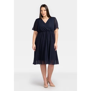 Dámske šaty Karko Karko_Dress_U392_Navy_Blue