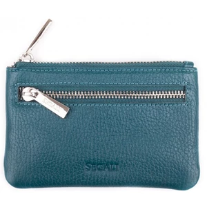 SEGALI Kožená mini peněženka-klíčenka 7291 A blue