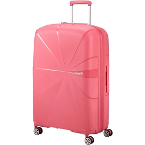 American Tourister Skořepinový cestovní kufr StarVibe L EXP 100/106 l - růžová