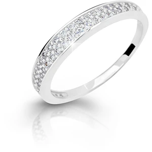Cutie Jewellery Nadčasový prsten z bílého zlata se zirkony Z6810–2649-10-X-2 48 mm