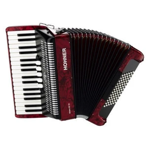 Hohner Bravo III 72 Červená Klávesový akordeón