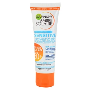 Garnier Ambre Solaire Sensitive Advanced Krém na obličej SPF 50+ 50ml