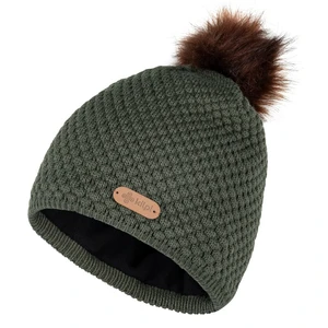 Women's winter hat Kilpi ALPINA-W KHAKI