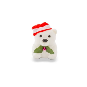 Beneto Semišová dárková krabička Vánoční medvídek KDET22