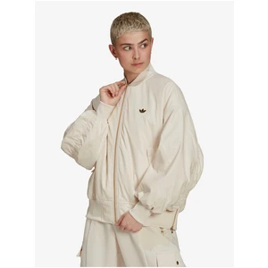 Cream Women's Leatherette Bomber adidas Originals - Women