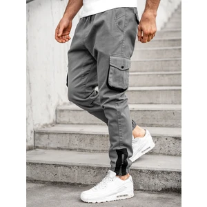 Pantaloni cargo joggers grafit Bolf 0705