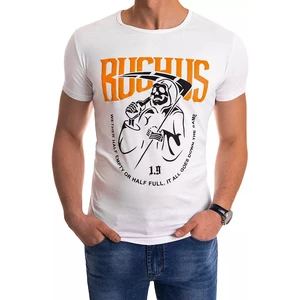 White RX4508 men's T-shirt with print
