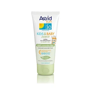 Astrid Jemný krém na opalování pro děti OF 30 Sun Kids & Baby 100% minerální filtr 100 ml