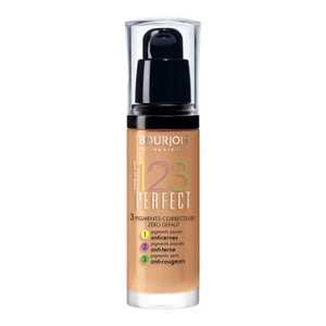 Bourjois 123 Perfect Foundation 57 Light Tan podkład w płynie przeciw niedoskonałościom skóry 30 ml