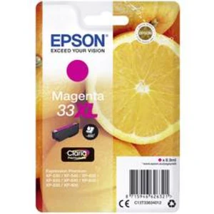 Epson originální ink C13T33634012, T33XL, magenta, 8, 9ml, Epson Expression Home a Premium XP-530, 630, 635, 830