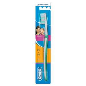 Oral B 1-2-3 Classic Care zubní kartáček medium