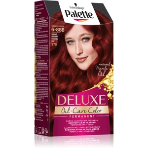 Schwarzkopf Palette Deluxe permanentní barva na vlasy odstín 6-888 Flaming Red 1 ks