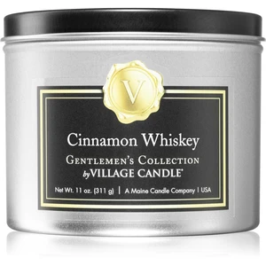 Village Candle Gentlemen's Collection Cinnamon & Whiskey vonná svíčka v plechovce 311 g