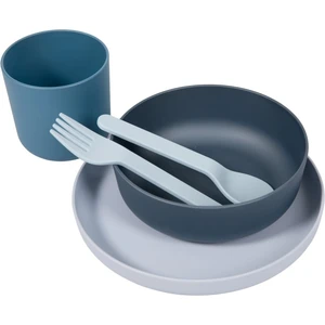 Bo Jungle Tableware Set jídelní sada pro děti Blue 5 ks