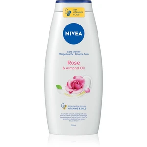 Nivea Rose & Almond Oil sprchový gel 750 ml