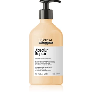 L’Oréal Professionnel Serie Expert Absolut Repair Gold Quinoa + Protein hĺbkovo regeneračný šampón pre suché a poškodené vlasy 500 ml