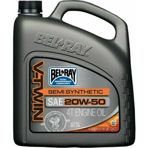 Bel-Ray V-Twin Semi-Synthetic 20W-50 4L Huile moteur