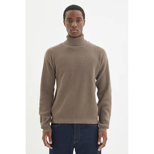 Trendyol Sweater - Brown - Oversize