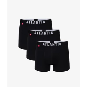 3-PACK Men's boxers ATLANTIC black