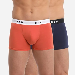 DIM BOXER ORIGINAL 2x - Men's boxers 2 - orange - blue