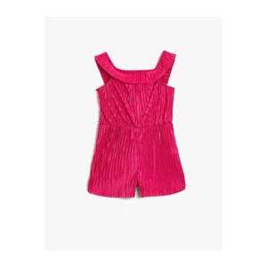 Koton Mini Shorts Jumpsuit Flounce Sleeveless