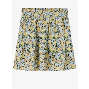 Yellow Girly Floral Skirt name it Dunic - unisex