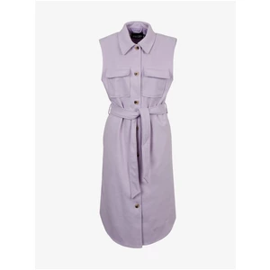 Light Purple Long Vest Pieces Haven - Women