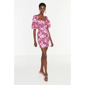 Trendyol Multicolored Floral Poplin Dress