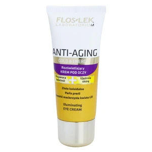 FlosLek Laboratorium Anti-Aging Gold & Energy rozjasňující oční krém 30 ml