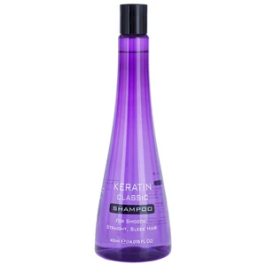 Keratin Classic Smooth šampón pre nepoddajné a krepovité vlasy 400 ml