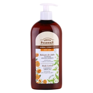 Green Pharmacy Body Care Calendula & Green Tea omlazující tělové mléko s posilujícím účinkem 500 ml