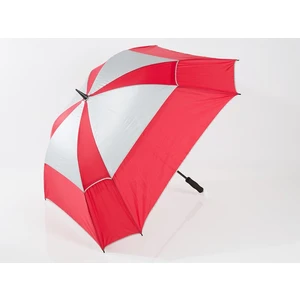 Jucad Umbrella Square & Windproof Red Silver