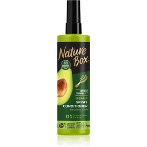Nature Box Avocado Oil regeneračný balzam pre poškodené vlasy v spreji 200 ml