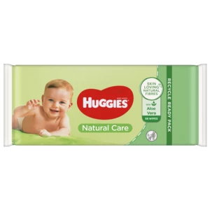 Huggies Natural Care čistiace utierky s aloe vera 56 ks