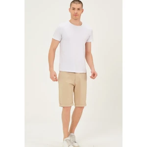 S0001 DEWBERRY XLEON MEN'S SHORTS-BEIGE