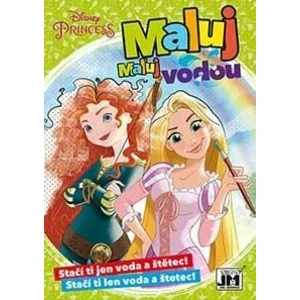 Maluj vodou Disney Princezny [Papírenské zboží]