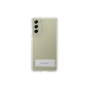 Zadní kryt se stojánkem pro Samsung Galaxy S21 FE, EF-JG990CTE, transparentní