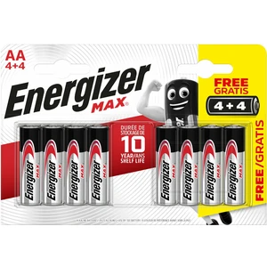 Baterie Energizer MAX AA - 8ks | AKCE 4+4