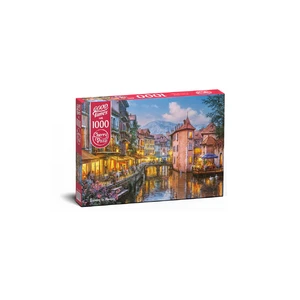 Cherry Pazzi Puzzle - Večer v Annecy 1000 dílků [Puzzle]