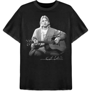 Kurt Cobain Koszulka Guitar Czarny-Graficzny M