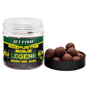 Jet fish rozpustné boilie legend range kořeněný tuňák broskev 24 mm 250 ml
